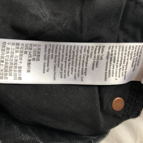 Topshop High Waisted Denim Shorts - Picture 6 of 7